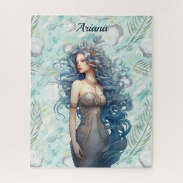 Puzzle Hermosa sirena azul-haitiana