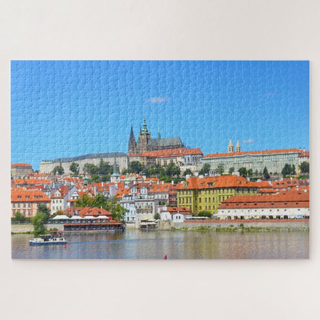 Puzzle Hermosa toma en Praga, República Checa (Horizontal)