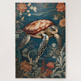Puzzle Hermosa tortuga submarina