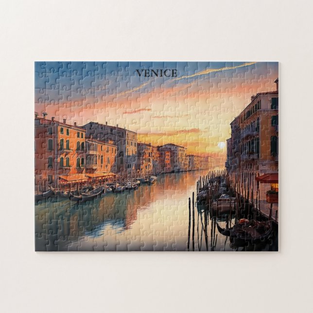 Puzzle Hermosa Venecia Italia Sunset View (Horizontal)
