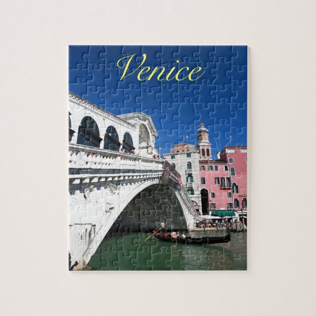 Puzzle Hermosa Venecia, puente Rialto (Vertical)