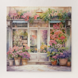 Puzzle Hermosa Watercolor Floral Storefront
