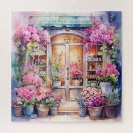 Puzzle Hermosa Watercolor Floral Storefront