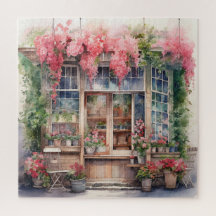 Hermosa Watercolor Floral Storefront