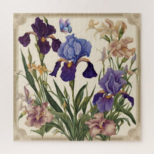 Puzzle Hermosas flores de Iris