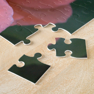 Puzzle Hermosas flores rosadas comunes de jardín. Foto fl