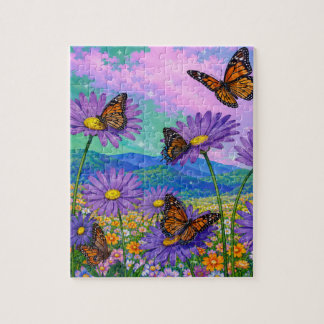 Puzzle Hermosas Mariposas Monarca de Verano 