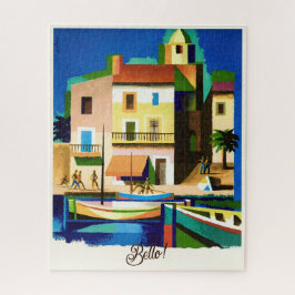 Puzzle Hermoso afiche de viaje italiano de época