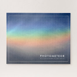 Puzzle Hermoso arco iris deslumbrante en las nubes