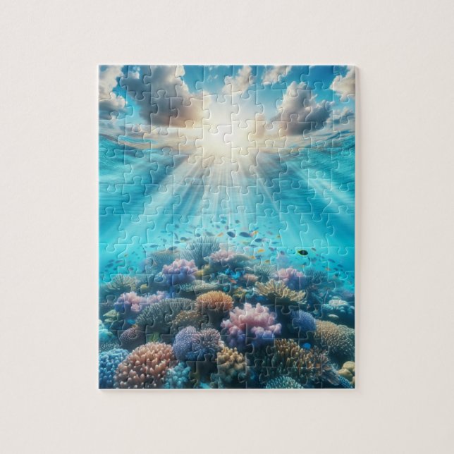 Puzzle Hermoso arrecife para snorkel (Vertical)