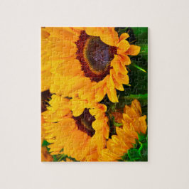 Puzzle Hermoso Bouquet de girasoles amarillos y Naranjas