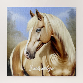 Puzzle Hermoso caballo de Palomino