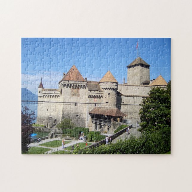 Puzzle Hermoso Castillo Chillon (Horizontal)