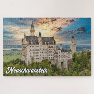 Puzzle Hermoso castillo de Neuschwanstein, Alemania