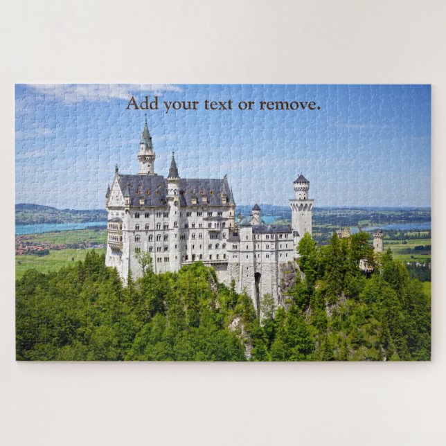 Puzzle Hermoso Castillo Neuschwanstein, Baviera, Alemania (Horizontal)