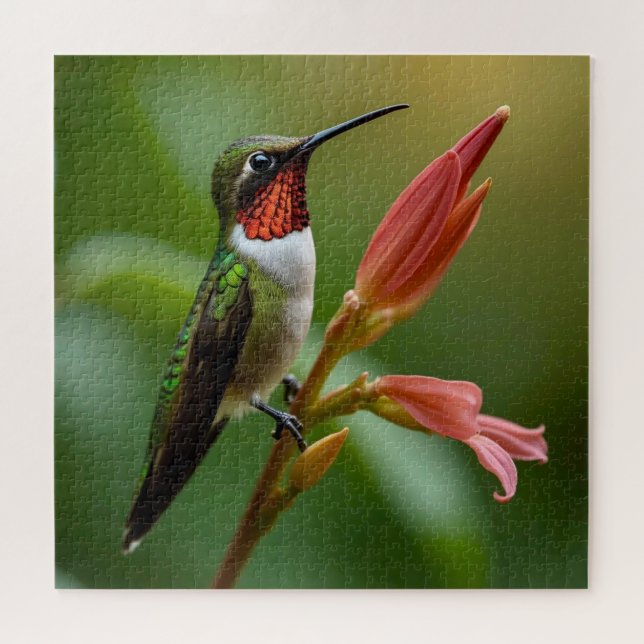Puzzle Hermoso colibrí (Horizontal)