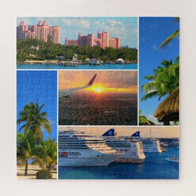 Puzzle Hermoso Collage Bahamas/Caribe (Horizontal)