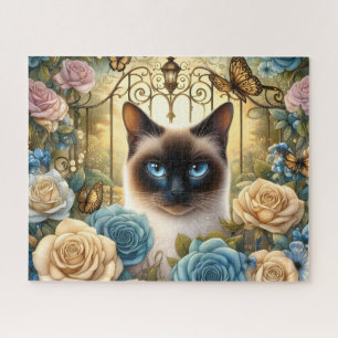 Puzzle Hermoso gato siamés