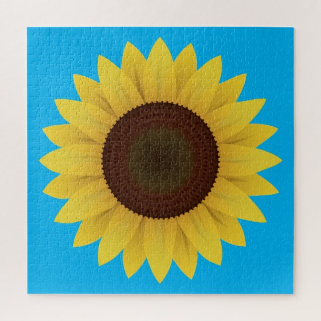 Puzzle Hermoso girasol de verano (Vertical)