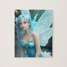 Puzzle Hermoso Hada de Agua Azul
