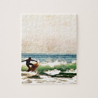Puzzle Hermoso Huntington Beach Surfer Riding Waves