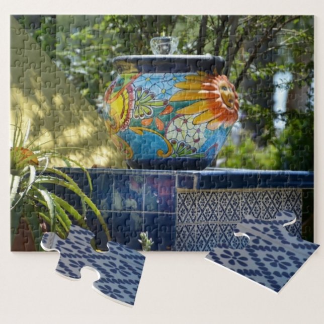 Puzzle Hermoso jardín de inspiración mexicana (Subido por el creador)