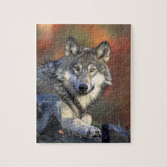 Puzzle Hermoso Lobo (Vertical)