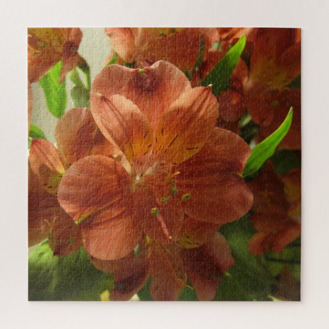 Puzzle Hermoso manojo de flores que relaja el autocuidado (Vertical)