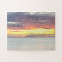 Hermoso Naranja amarillo cielo de verano