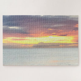 Puzzle Hermoso Naranja amarillo cielo de verano