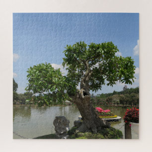 Puzzle hermoso + naturaleza, flores, parque, paisaje,