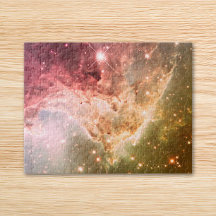 Puzzle Hermoso Nebulosa Ombre Naranja Rosa Soñador