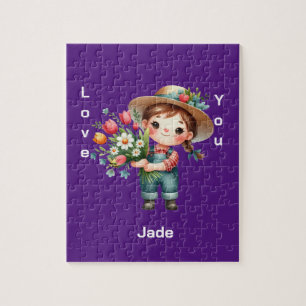 Puzzle Hermoso nombre personalizado del chica