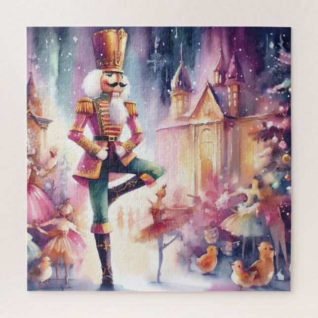 Puzzle Hermoso Nutcracker acuarela (Vertical)
