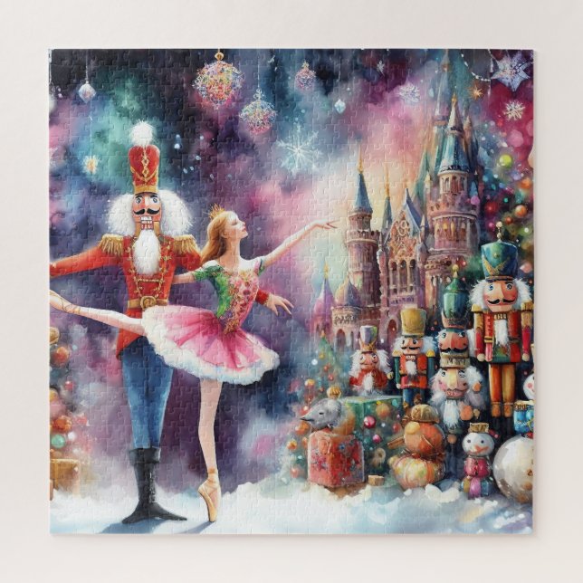Puzzle Hermoso Nutcracker acuarela (Vertical)