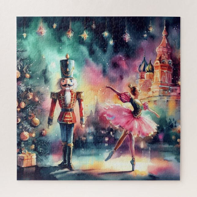 Puzzle Hermoso Nutcracker acuarela (Vertical)