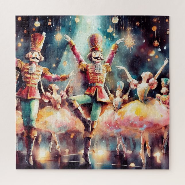 Puzzle Hermoso Nutcracker acuarela (Vertical)