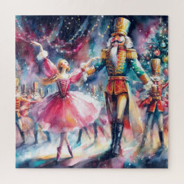 Puzzle Hermoso Nutcracker acuarela