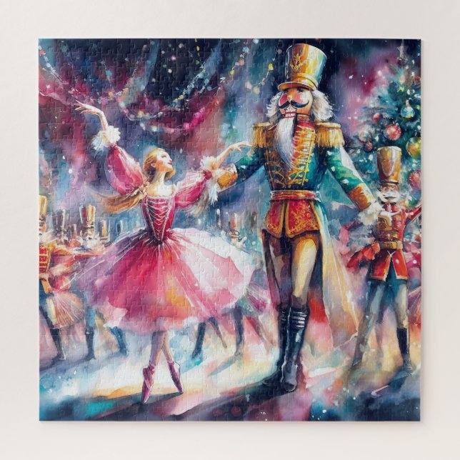 Puzzle Hermoso Nutcracker acuarela (Vertical)