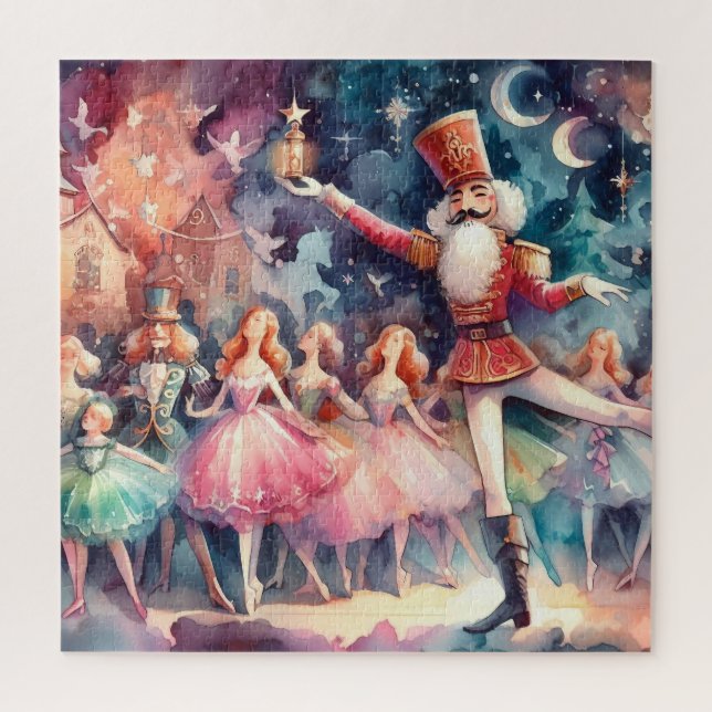 Puzzle Hermoso Nutcracker acuarela (Vertical)