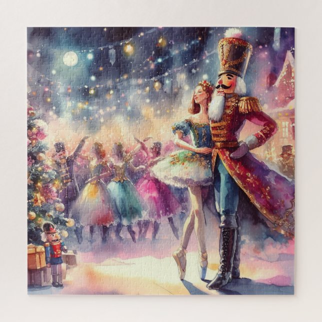 Puzzle Hermoso Nutcracker acuarela (Vertical)