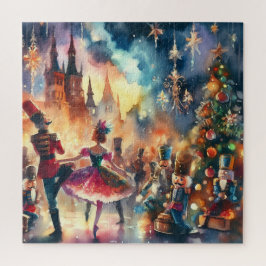 Puzzle Hermoso Nutcracker acuarela