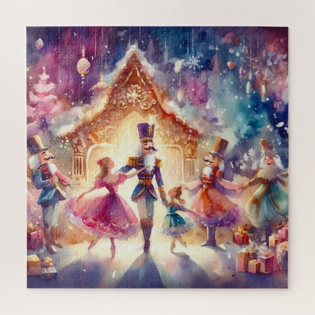 Puzzle Hermoso Nutcracker acuarela (Vertical)