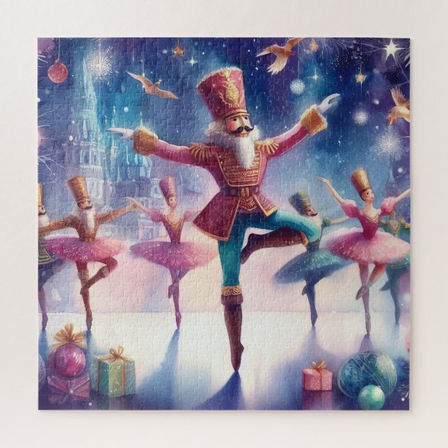 Puzzle Hermoso Nutcracker acuarela (Vertical)