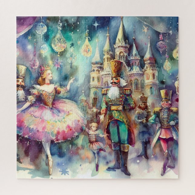 Puzzle Hermoso Nutcracker acuarela (Vertical)
