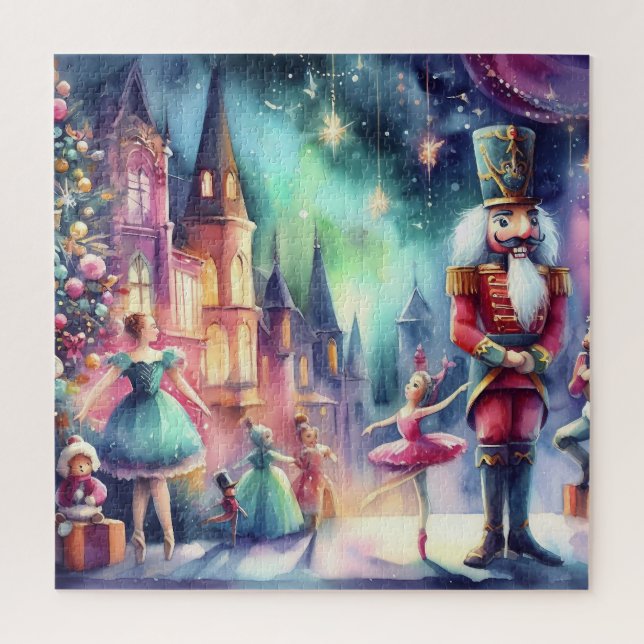 Puzzle Hermoso Nutcracker acuarela (Vertical)