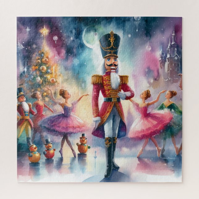 Puzzle Hermoso Nutcracker acuarela (Vertical)