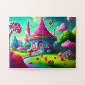 Puzzle Hermoso paisaje de las Islas Candyland