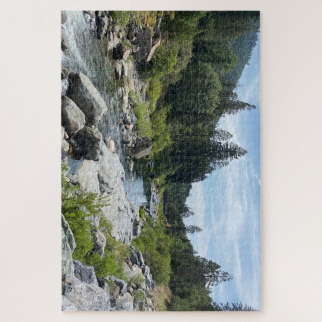 Puzzle Hermoso paisaje del lago Tahoe (Vertical)
