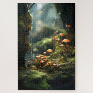 Puzzle Hermoso paisaje medieval de fantasía 1014pcs